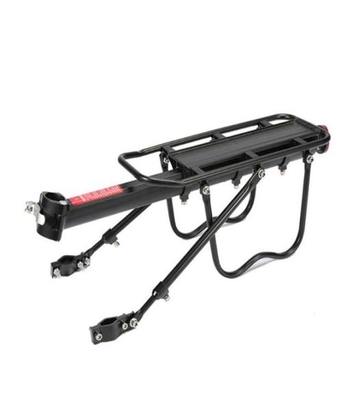 Bicicleta Bagagem Cargo traseira Plataforma de rack Ciclismo Bacha de segurança Ponte de saco de suporte de alumínio Prático Ligho da liga de bicicleta Pannier Tool1218513