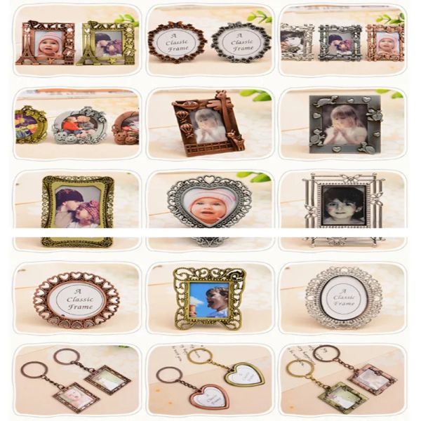 2 inç mini retro diy fotoğraf çerçevesi Avrupa tarzı boyama çerçevesi kolye ev dekorasyon parçaları masa dekor chidren hediye ll