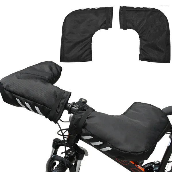 Luvas de bicicleta Toça de bicicleta térmica Tampa de luto Tampa de mata de inverno de inverno quente Bicicleta ao ar livre Luva de motocicleta à prova d'água Durável