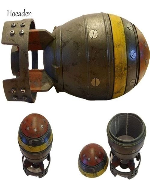 Dekorative Objekte Figuren Mini Nuke Bomb Storage Box Retro Harz Figur Desktop Kunsthandwerksdekor für häusliche Schlafzimmer Büro Tabl2842487