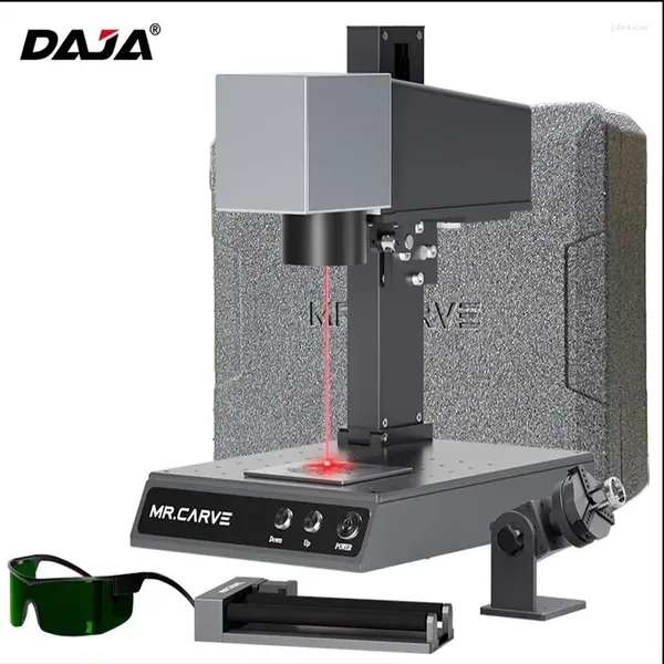 Drucker Daja Faserlaser-Markierungsmaschine M1 Pro Hochvor-Präzisions-Typenschild industrieller Desktop-Graveur tragbarer Gravur