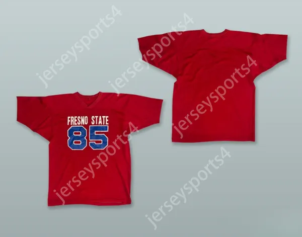 Personalizado qualquer nome Número Mens Youth/Kids Fresno State 85 Red Football Jersey Top Stitched S-6xl