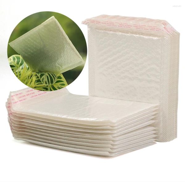 Aufbewahrungstaschen 20pcs 14x16 cm 18x23 cm Blase Umschläge Beutel wasserdichte Schaummailer Umschlag Kunststoff Selbstdichtung Packung