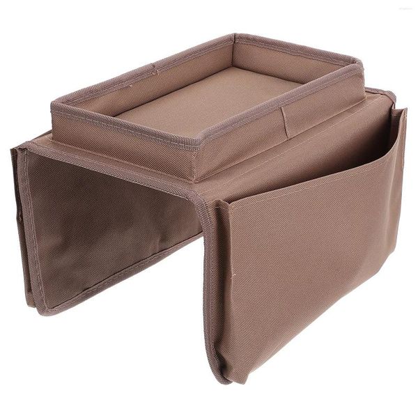 Aufbewahrungstaschen Sofa Armlehnen Organizer mit Pockets Cup Halter Tablett Couch Sessel Hanging -Tasche für Fernseher Fernbedienungsgetränke