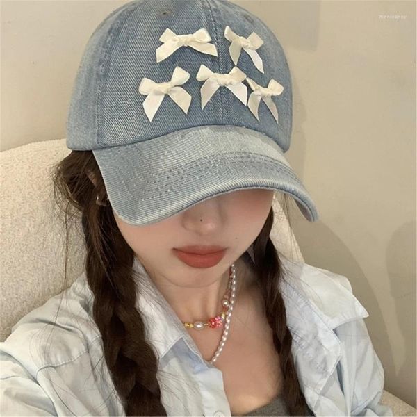 Ball Caps лента Bowknot Baseball Комфортный взгляд на уток для взрослых для взрослых для взрослых