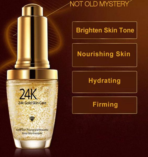 Neuankömmlinge 24k Gold Face Day Creme Feuchtigkeitsdose Serum feuchtigkeitsspendende Frauen Gesichtspflege 4870408