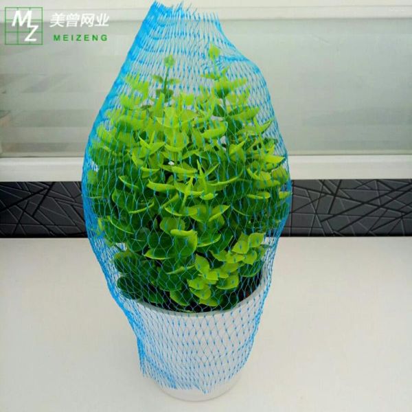 Stume di stoccaggio Imballaggio di piante verdi Net Pachira Macrocarpa Trasporto protezione Bruppa a maglie di plastica blu Capelli dritti guangzhou