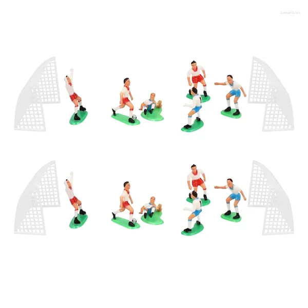 Baking stampi da 16 pezzi da calcio calcio topper topper decorazione strumento di decorazione set stampo di muffa