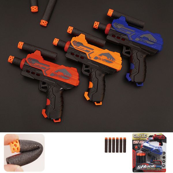 Sıcak satış simülasyon oyuncak tabanca güvenlik mini yumuşak mermi silah erkek ve çocuk oyuncak silah atış oyunu