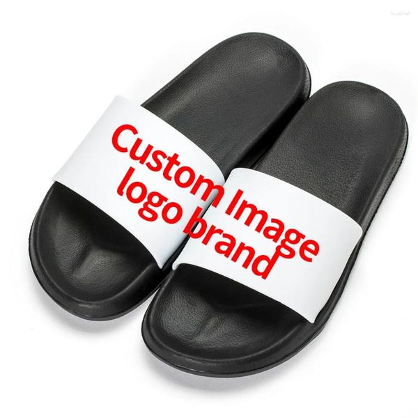 Slippers Slide personalizada Mulheres personalizadas de sapatos diy de diy