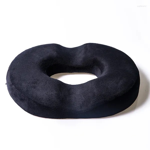 Cuscino per ciambella emorroide Supporto al coccige in memory foam per muoversi e sedersi cuneo