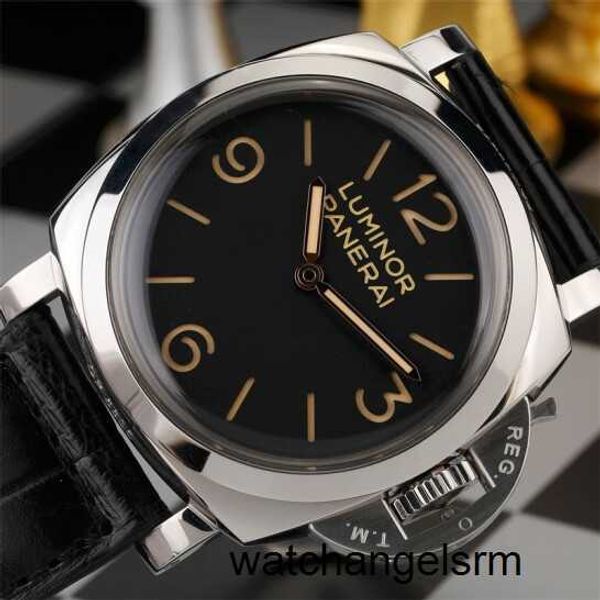 Relógio de pulso de quartzo Panerai Luminor 1950 Série automática de aço mecânico Data do cronógrafo PAM00372 Manual Mecânico 47mm