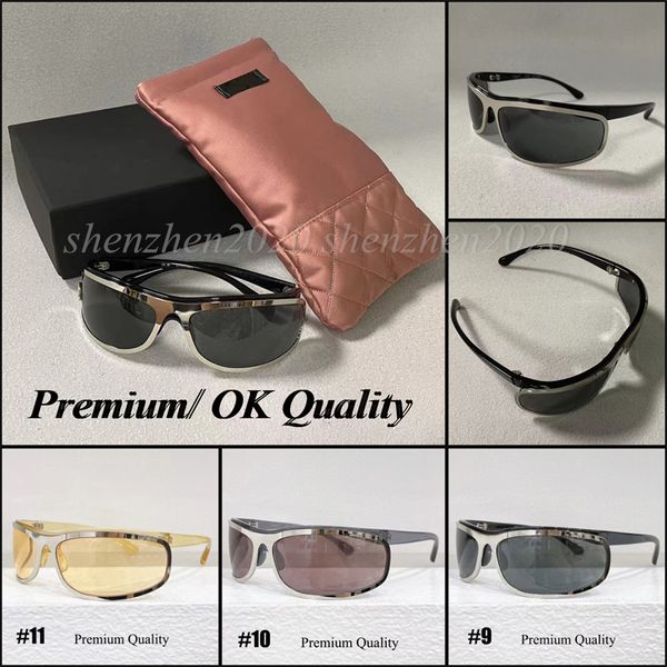 Premium/OK Mode gebogene schützende Sonnenbrille für Frauen oder Männer mit Diamond Brand Logo Sonnenbrille