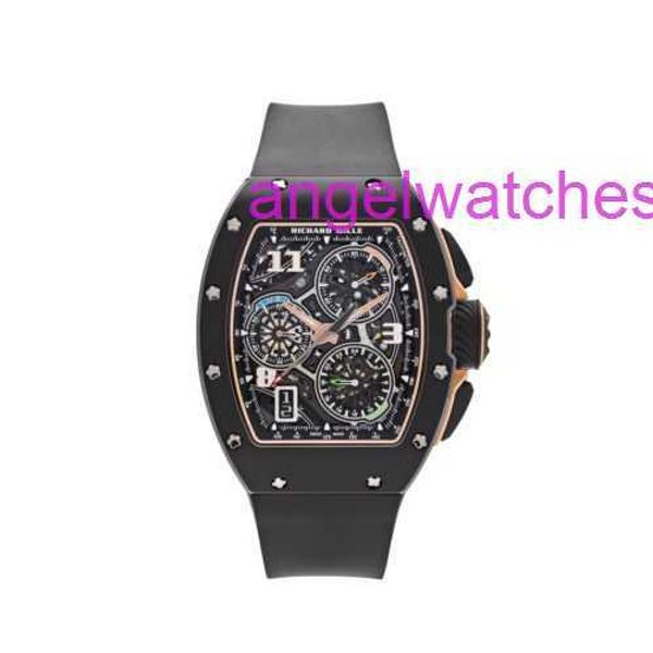 Designer Mecânica de luxo Richa Wristwatch Original para assistir Lifestyle House Clockwatch Black 2024