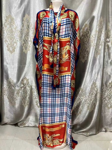 Ethnische Kleidung afrikanisches Design Dashiki Kleid für Frauen Perlen Abaya Verband Maxi Bazin Vintage Long Slve Robe Kleider Afrika Sexy Lady Party T240510
