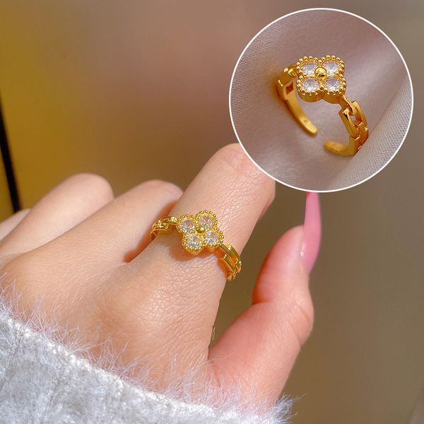 Дизайнерское кольцо открытые герметичные кольца для женщин с золоты