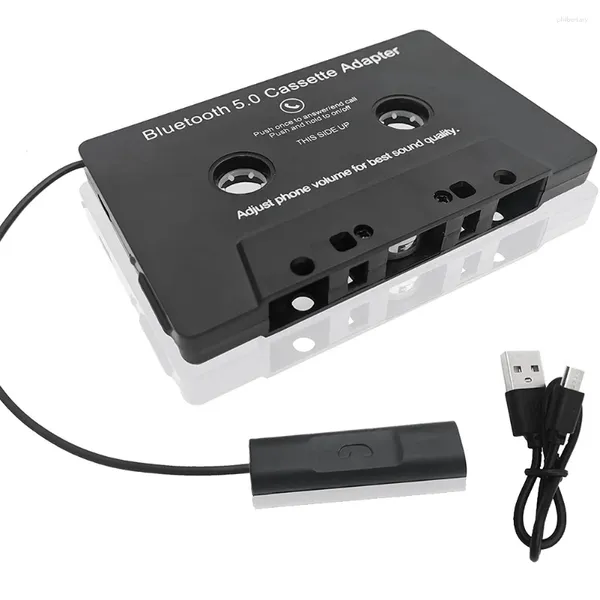 Компьютерные кабели Universal Cassette Bluetooth 5.0 Адаптер конвертер Car Tape Audio для Aux Stereo Music