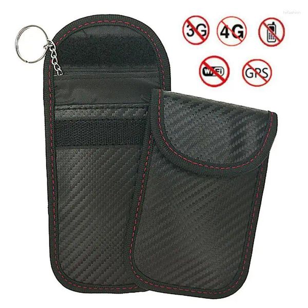 Bolsas de armazenamento Mini Car Case FOB Saco de bloqueio RFID para chaves Proteção à privacidade à prova d'água