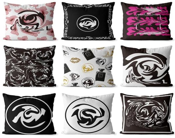 Marken bedrucktes dekoratives Kissen mit Core Designer Kissen Mode Home Sofa Wurfkissen Dekoration Car Pishions5649995