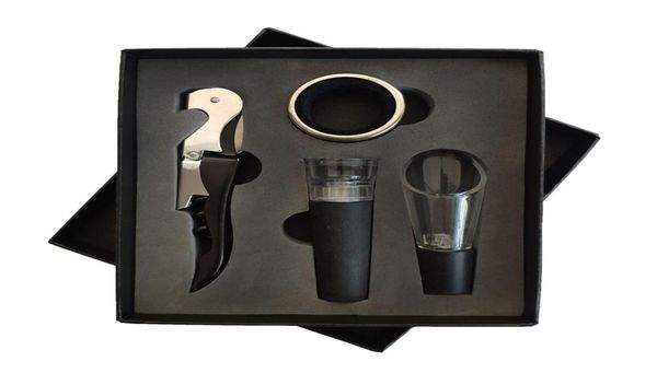 Abridor de vinho Conjunto de vinho Aerador de vinhos Decanter Funil Opener Funil Set With Box Kitchen Bar Tools HHA6306294573