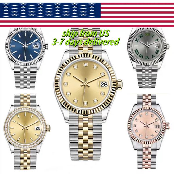 N01 Uhrwerk, hochwertige Herren- und Damenuhr, 31 mm, 36 mm, 41 mm, mechanisches Uhrwerk, 28 mm Quarzwerk, 904 Stahlkette, Saphirspiegel, wasserdicht
