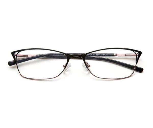 Óculos de sol Óculos de metal de tessalato Frame Mulheres CAT GLASSE CLARO Vintage Myopia Myopia Myopia Optic8060885
