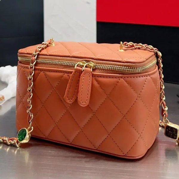 Bag Designer Taschen neue Liebesball -Box -Brieftasche berühmte Crossbody Handtasche Luxurys Kette Einzelschulter Handtaschen Leder Reißverschluss Make -up -Tasche mi ojxv