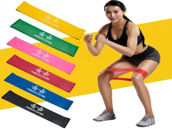 6 pezzi bande di loop di resistenza mini band croce fitness fitness ginn ginnastica uomo e donna gambe armi yoga allenamento bands6652065