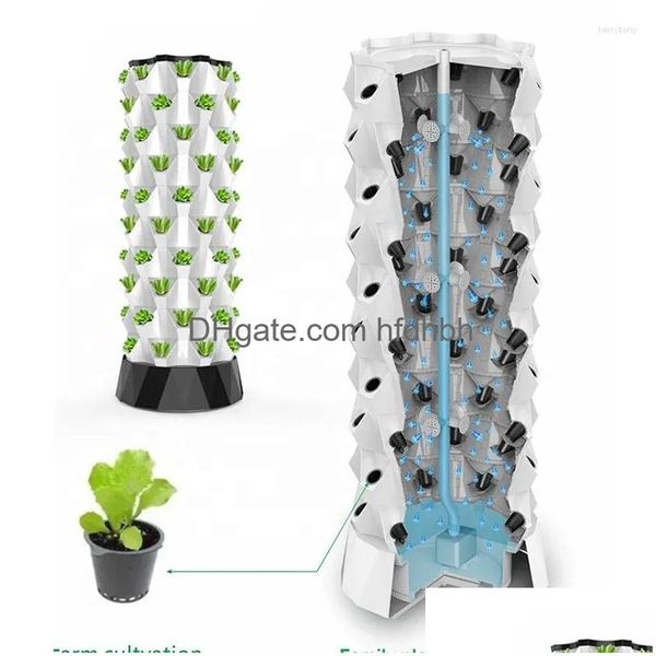 Grow Lights Vertical Farm Pinanas Tower/Hydroponic Tower Growing Systems Drop Delivery Lighting Indoor DH65T