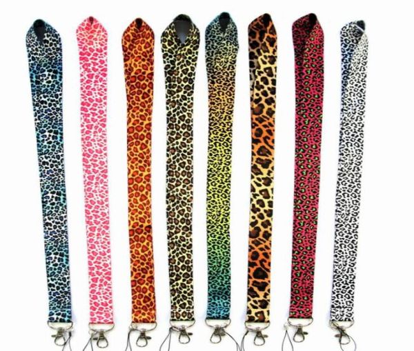 Novo 10 PCs LEOPARD PRIMA PRIMEIRA DE QUALIDADE UNIVERSAL TELEFONE MOLETAL Strap Anime Cartoon Chain Chain Chain cordão do cordão Strap K0048194687