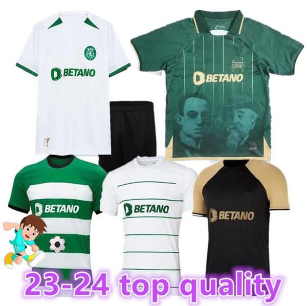 2025 Спортивный CP 23/24 Lisboa Soccer Jerseys Lisbon Special Coates Mathieu Jovane Sarabia Vietto 2024 Sporting Clube de Football Shirt Men Mealot третий Away8899