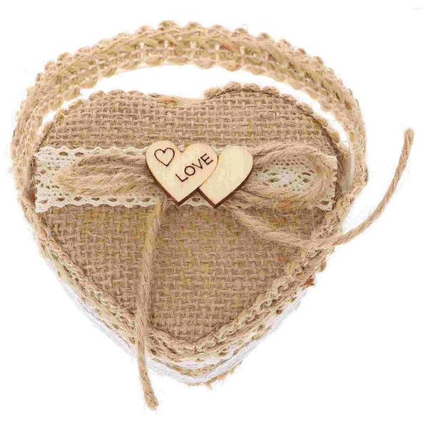 Regali per decorazioni per feste Rings Proposta di scatola Basket Wow Tie a forma di cuore Flower Girl Mini Weddy Handy Miss