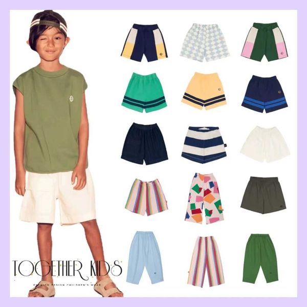 Shorts 2024 Wyn Summer Boys Shorts pantaloni per bambini in cotone puro esclusi i ragazzi D240510