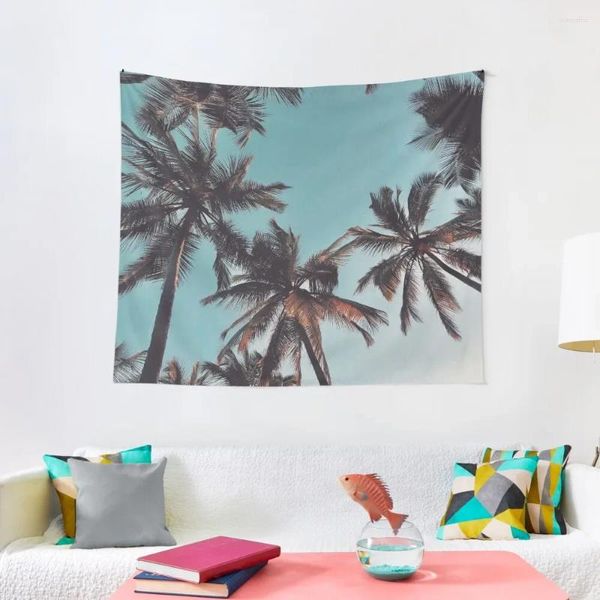 Taquestres Palm Trees Tapeestry Aesthetics for Room Wall Decor Home Aesthetic