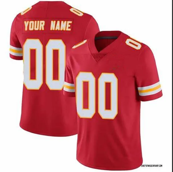 Chris Jones James Harrison Butker Jersey de futebol para os amantes do esporte Custom