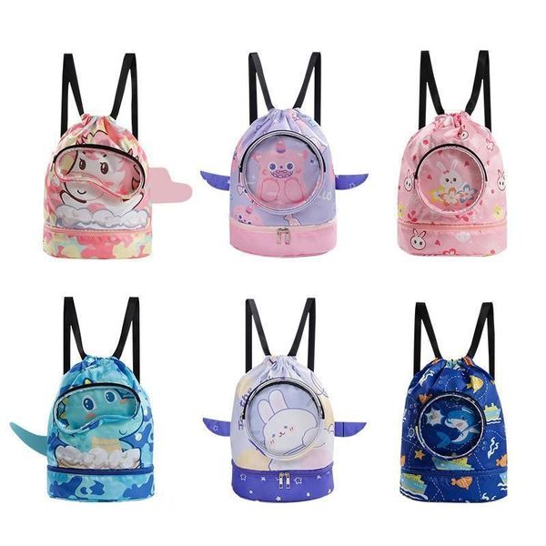 Equipamento Beach Childrens Saco molhado Separação de mochila ao ar livre Meninas garotas Piscina de sacolas à prova d'água Kids and Swim 230617 NATAÇÃO UQXPH