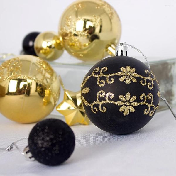 Decorazioni per feste decorazioni festive di plastica ornamenti di palla di Natale per vacanze colorate e luminose belle