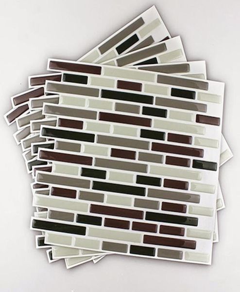 Adesivi a parete 4pcs decorazioni per la casa piastrelle 3d backsplash murale decalcine19043472