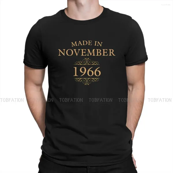 Мужские футболки T, сделанные в ноябре, все еще потрясающе 50 -я графическая футболка 1966 Печать уличной одежды повседневная рубашка мужская футболка уникальная подарочная одежда
