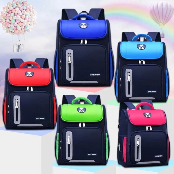 Bolsas escolares de grande capacidade Anti-roubo Backpack Kids Crianças Crianças Crianças Crianças de Proteção do pescoço leve carga