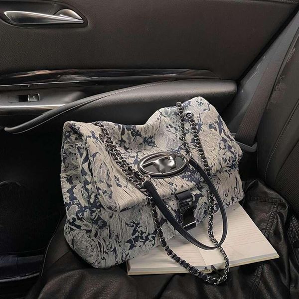 Günstige Großhandel begrenzte Freigabe 50% Rabatt Handtasche Crowdsourced Dign Dingdang Bag Tote große Kapazitätskette Denim einzelner Schulterwanderung