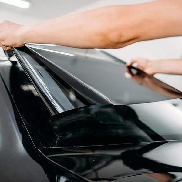 Adesivi per finestre 50-70% VLT Auto Glass Film solare Blocco solare e isolamento termico Protezione anti-UV CONTROLLO VISIONE CHIARO