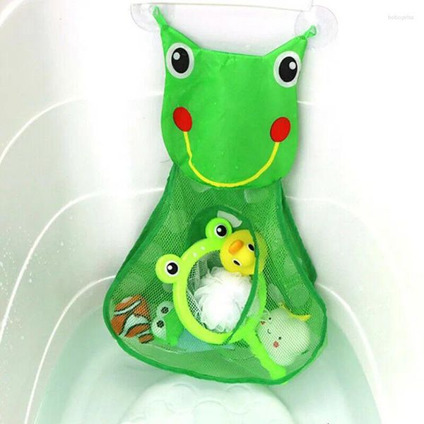 Bolsas de armazenamento Bath Bath Toy Mesh Bag Bathtub Doll Organizer Banheiro pendurado Game infantil