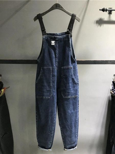 Jeans feminino jeans de jeans vintage mulheres mulheres verão 2024 calças coreanas de estilo largo de pernas largas