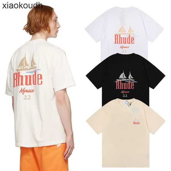 Футболки с высоким дизайнером Rhude High Complet