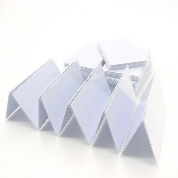 100pcs / Los 125kHz TK4100 / EM 4100 Kompatible leere RF -ID -Karte Dünne PVC RFID White Card