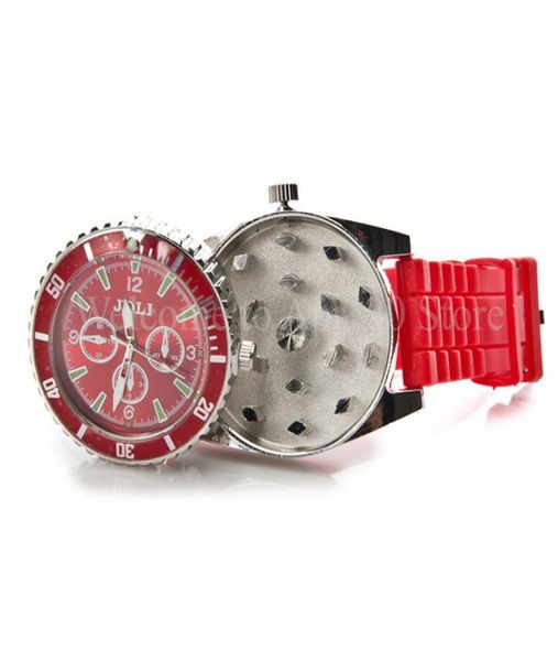 2layer in lega di zinco Watch Grinder Herb Herb Grinder Tobacco Crusher SPICI GRINDER GR0422100803