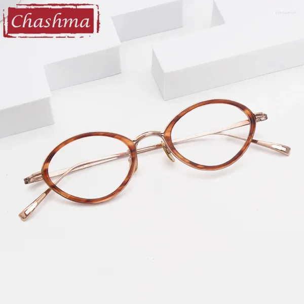 Óculos de sol Frames Chashma Ultra Light Glasses Titanium Pequenos óculos ova
