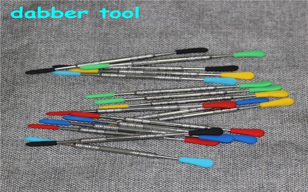 Rauchen Ego E Cig Wachs Zerstörer Edelstahl Titanium Nagel Dabbers Werkzeuge Trockener Kräuter -Verdampfer Dabber Werkzeug Silikonsammler 4844775