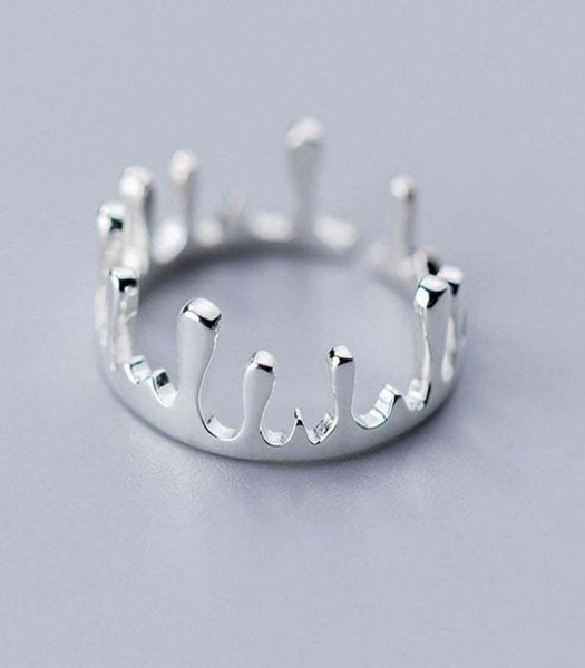 Anéis de casamento anel de moda pequena aberta coroa imperial ringen jóias feminina feminina fofa midi fofo para mulheres presentes de festa promessa caspple6054102